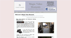 Desktop Screenshot of magic-video-moments.co.uk