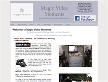 Tablet Screenshot of magic-video-moments.co.uk